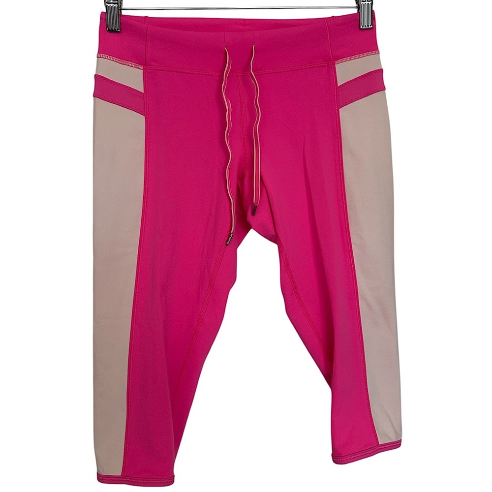 Lululemon Heat It Up Cropped Leggings Women’s Size 6 Pink Stretch Waist 27